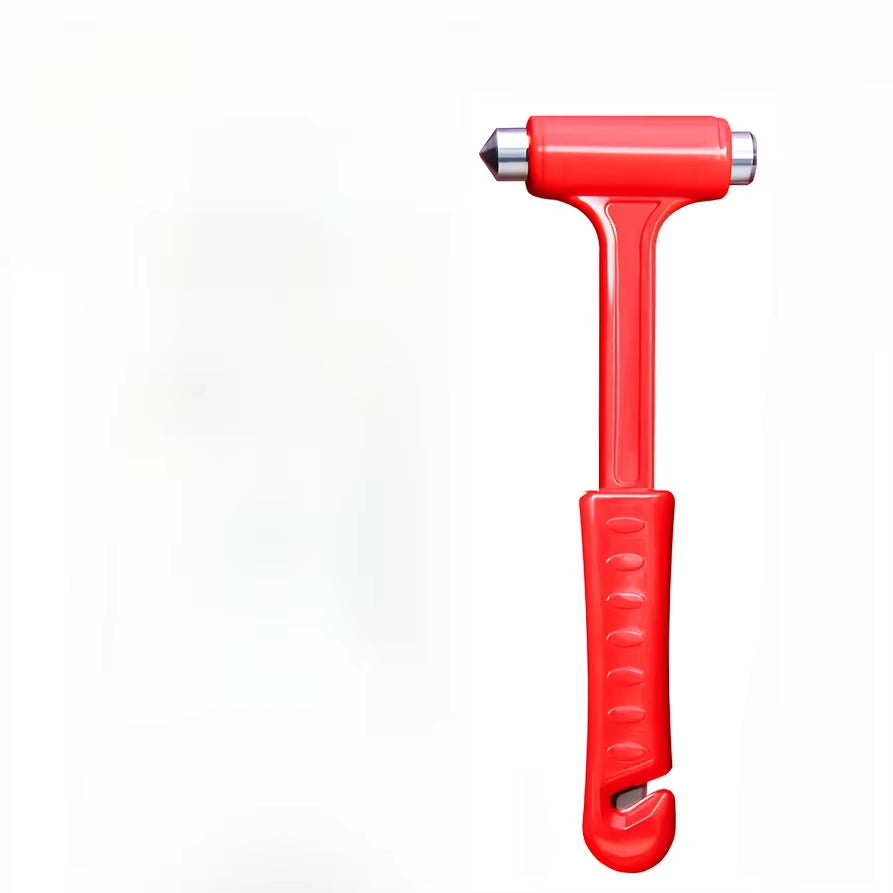 1Pcs Steel Car Emergency Hammer with Belt Cutter for Safety and Security, Emergency Use